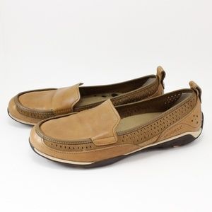 Merrell Women's Tan Leather Driving Loafer US 7.5M